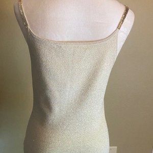 Classy shimmering gold blouse